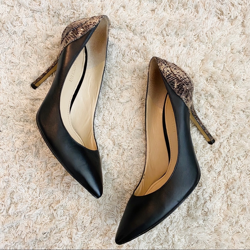 Enzo Angiolini Easpallassino Leather Heels
